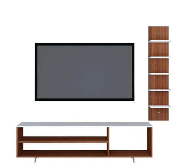Rosebell_Walnut_White_Engineered_Wood_Tv_Unit_For_Home_Decor