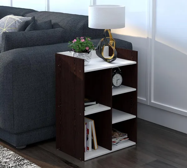 Rosebell_Wenge_And_White_Engineered_Wood_Side_Table_For_Home_Decor