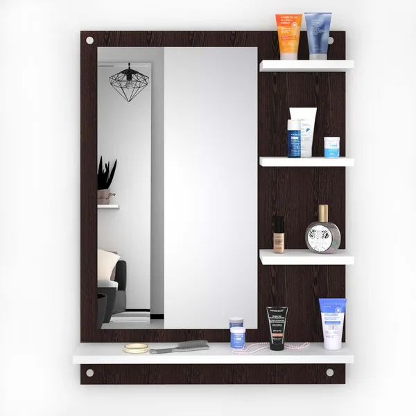 Rosebell_Wenge_And_White_Engineered_Wood_Dressing_Mirror_For_Home_Decor