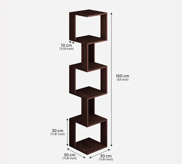 Rosebell_Wenge_Engineered_Wood_Corner_Floor_Standing_Shelf_For_Home_Decor