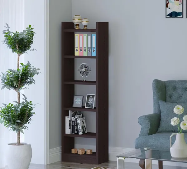 Rosebell_Brown_Engineered_Wood_Bookshelf_For_Home_Decor