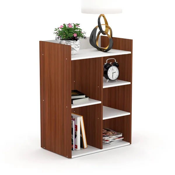 Rosebell_Walnut_White_Engineered_Wood_Side_Table_For_Home_Decor