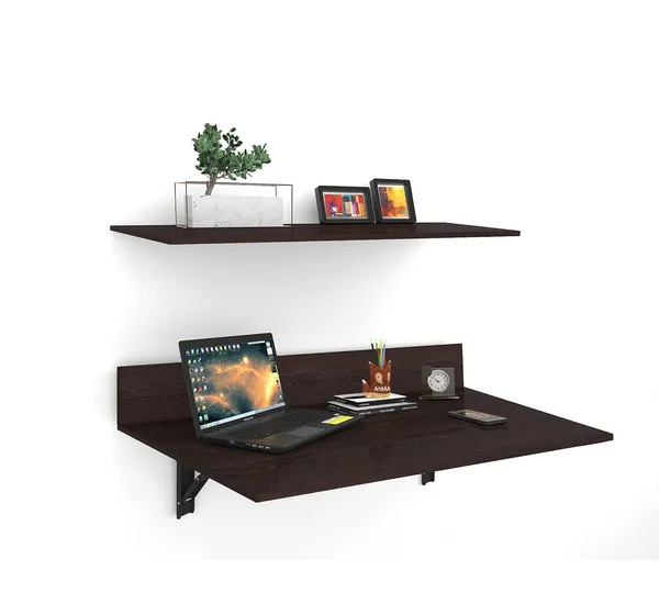Rosebell_Wenge_Engineered_Wood_Wall_Mounted_Folding_Table_For_Home_Decor