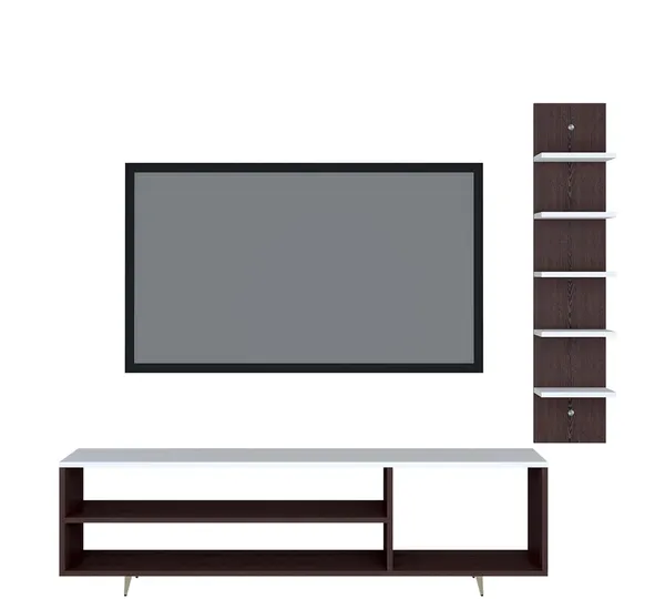 Rosebell_Wenge_And_White_Engineered_Wood_Tv_Unit_For_Home_Decor