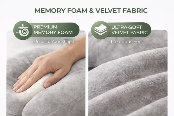Grey_Premium_Velvet_Neck_Rest_Pillow_For_Travelling