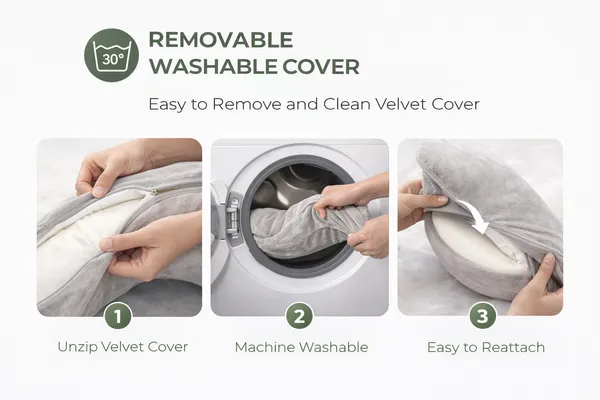 Grey_Premium_Velvet_Neck_Rest_Pillow_For_Travelling
