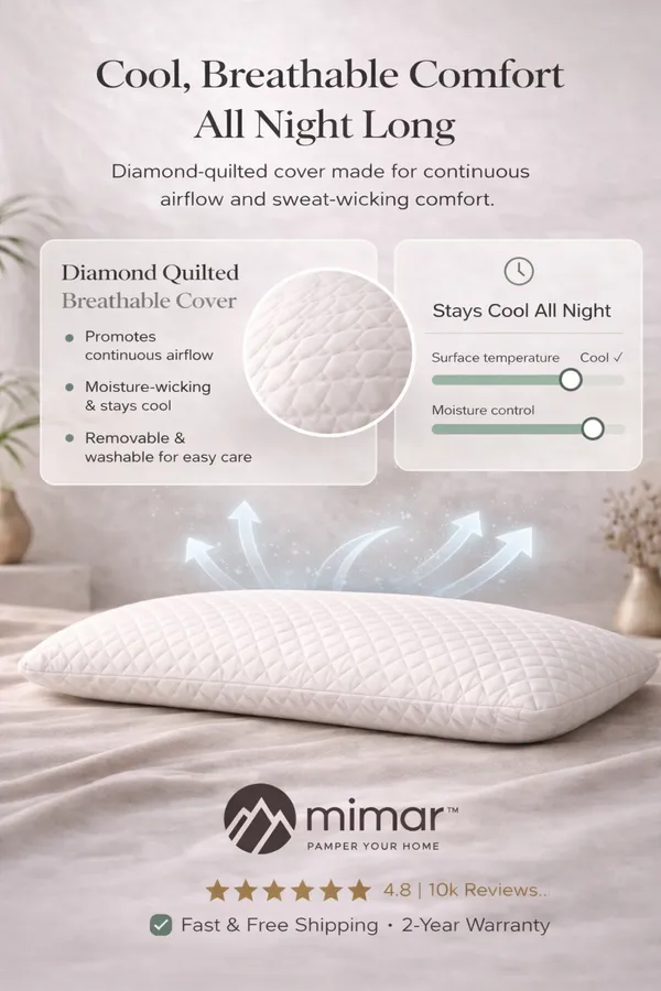 White_Premium_Quilted_Knitted_Slim_Pillow_For_Sleeping_(Pack_Of_4)