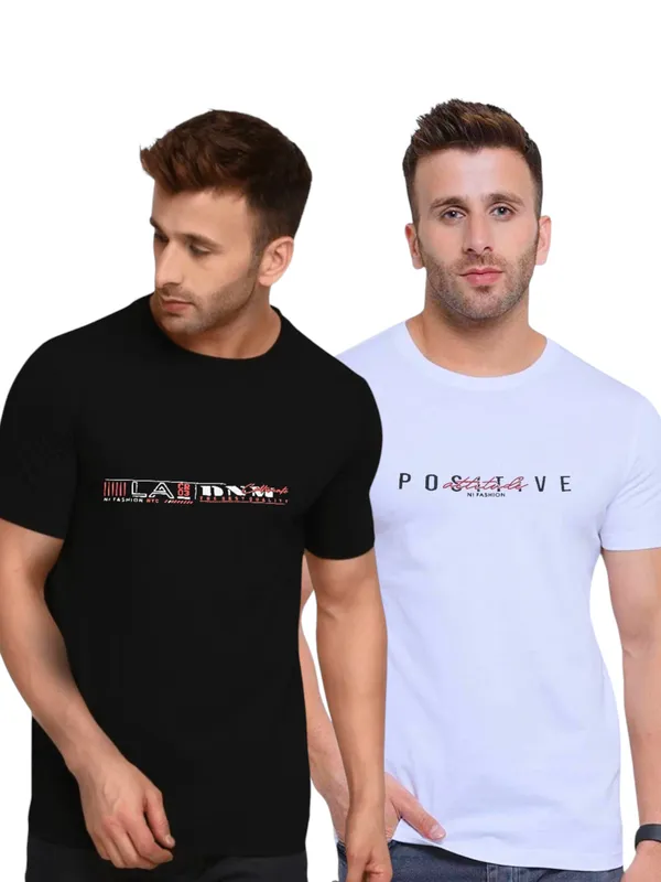 Black_And_White_Daily_Wear_Round_Neck_T_Shirt_Pack_Of_2_For_Men