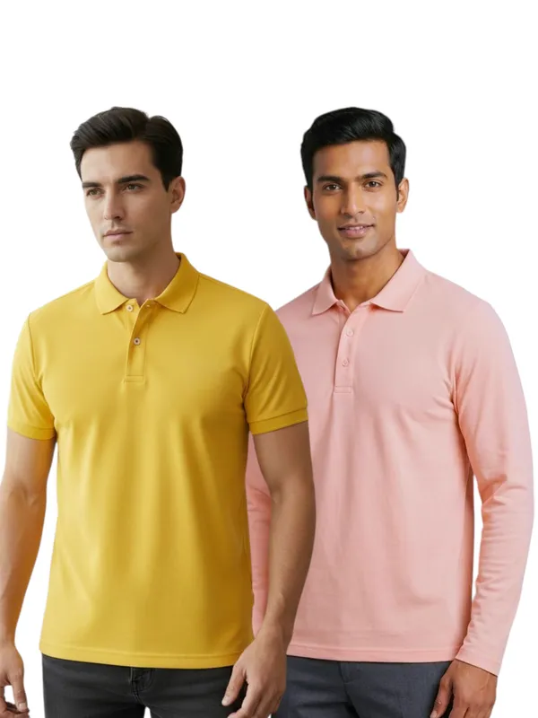 Yellow_And_Pink_Everyday_Comfort_T_Shirt_Pack_Of_2_For_Men