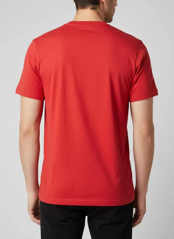 Red_Classic_Crew_Neck_T_Shirt_Cotton_Jersey_Short_Sleeve_Regular_Fit_Casual_Wear_For_Men