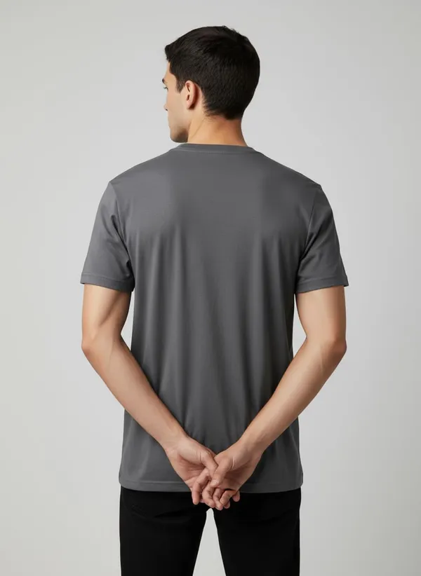 Grey_Classic_Cotton_Crew_Neck_T_Shirt_Short_Sleeve_Casual_Everyday_Wear_For_Men