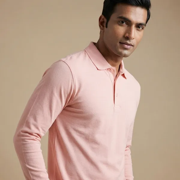 Black_And_Pink_Modern_Fit_Round_Neck_And_Polo_T_Shirt_Combo_Pack_Of_2_For_Men