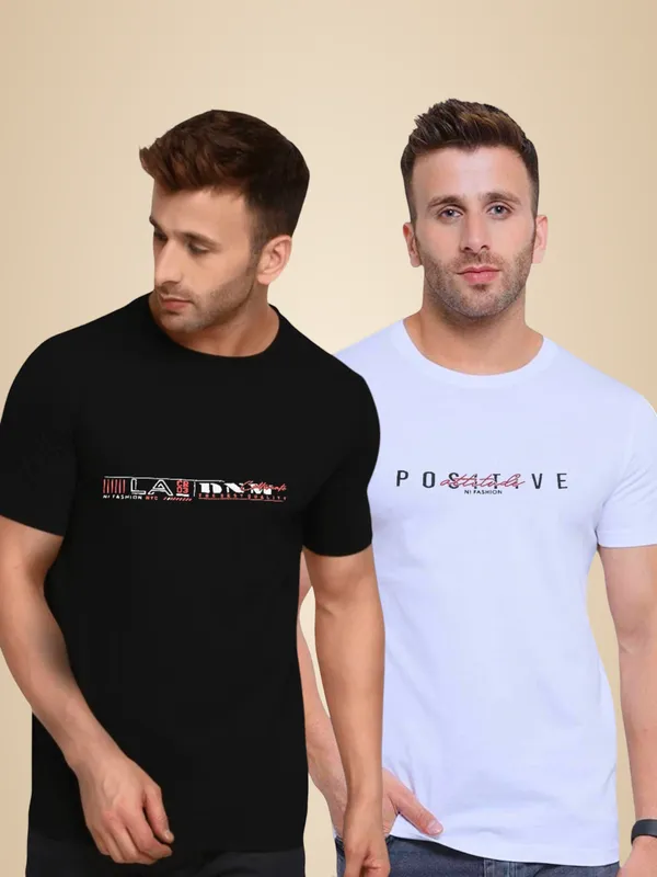Black_And_White_Daily_Wear_Round_Neck_T_Shirt_Pack_Of_2_For_Men