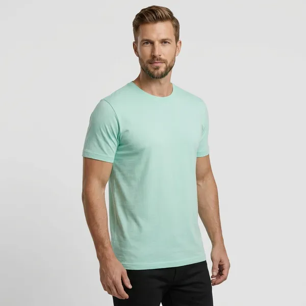 Mint_Green_And_Pink_Regular_Fit_Solid_T_Shirt_Combo_Pack_Of_3_For_Men