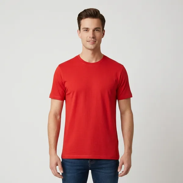 Red_And_Mint_Green_Casual_Solid_T_Shirt_Pack_Of_2_For_Men