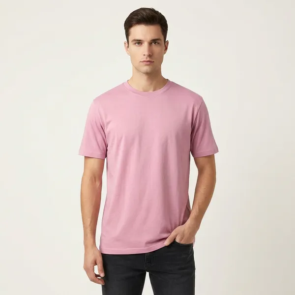 Dusty_Pink_And_Grey_Solid_Round_Neck_T_Shirt_Combo_Pack_Of_2_For_Men
