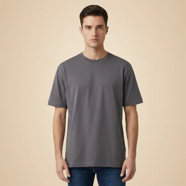 Grey_And_Mint_Green_Solid_Round_Neck_T_Shirt_Combo_Pack_Of_2_For_Men