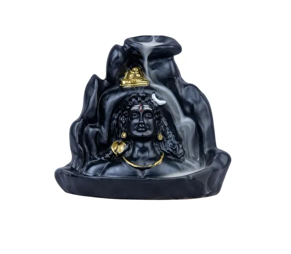 Aadi_Yogi_Ji_and_Aadi_Yogi_Ji_Smoke_Fountain_Backflow_Incense_Burner_With_10_Dhoop_Cones_Polyresin_Waterfall_Incense_Holder_For_Home_Temple_Meditation_Yoga_Room_Pooja_Decor_Spiritual_Showpiece_And_Gift_Item_Combo_Pack_Of_2