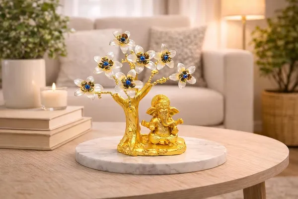 Classy_Flassy_Feng_Shui_Ganesha_Evil_Eye_Tree_Of_Life_Showpiece_Gold_Vastu_Feng_Shui_Item_For_Good_Luck_Wealth_And_Positive_Energy_Home_Office_Living_Room_Decor_House_Gift_Pack_Of_3