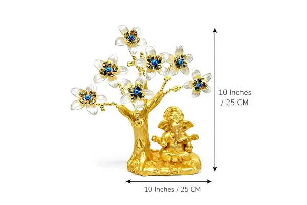 Classy_Flassy_Feng_Shui_Ganesha_Evil_Eye_Tree_Of_Life_Showpiece_Gold_Vastu_Feng_Shui_Item_For_Good_Luck_Wealth_And_Positive_Energy_Home_Office_Living_Room_Decor_House_Gift_Pack_Of_3