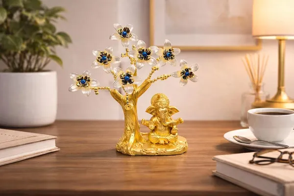 Ganesh_Ji_Feng_Shui_Vastu_Decorative_Showpiece_Evil_Eye_Tree_Ganesh_Ji_Good_Luck_Wealth_Positive_Energy_Home_Office_Decor_Gift_Classy_Flassy_Gold_White_Ganesh