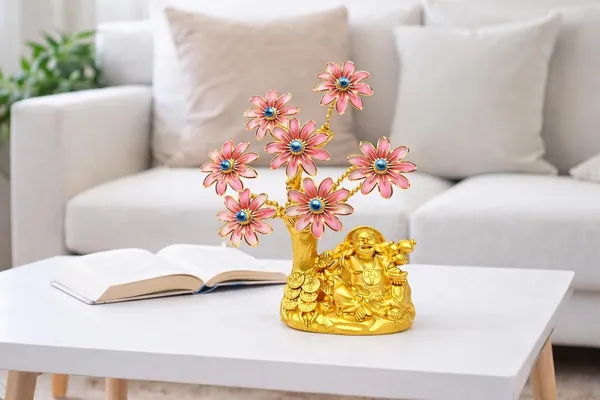 Laughing_Buddha_Feng_Shui_Vastu_Decorative_Showpiece_Good_Luck_Wealth_Positive_Energy_Home_Office_Decor_Gift_Classy_Flassy_Gold_Pink_Buddha