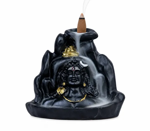 Aadi_Yogi_Ji_Smoke_Fountain_Backflow_Incense_Burner_With_10_Dhoop_Cones_Polyresin_Waterfall_Incense_Holder_For_Home_Temple_Meditation_Yoga_Room_Pooja_Decor_Spiritual_Showpiece_And_Gift_Item