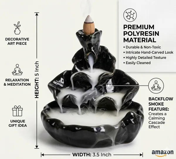 Matt_Gloss_Smoke_Fountain_Backflow_Incense_Burner_With_10_Dhoop_Cones_Polyresin_Waterfall_Incense_Holder_For_Home_Temple_Meditation_Yoga_Room_Pooja_Decor_Decorative_Showpiece_And_Gift_Item