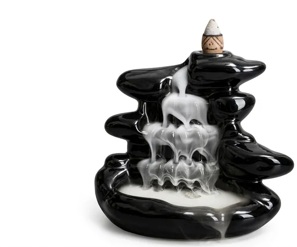 Bf_Old_Smoke_Fountain_Backflow_Incense_Burner_With_10_Dhoop_Cones_Polyresin_Waterfall_Incense_Holder_For_Home_Temple_Meditation_Yoga_Room_Pooja_Decor_Decorative_Showpiece_And_Gift_Item