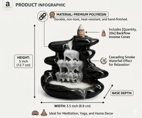 Bf_Old_Smoke_Fountain_Backflow_Incense_Burner_With_10_Dhoop_Cones_Polyresin_Waterfall_Incense_Holder_For_Home_Temple_Meditation_Yoga_Room_Pooja_Decor_Decorative_Showpiece_And_Gift_Item