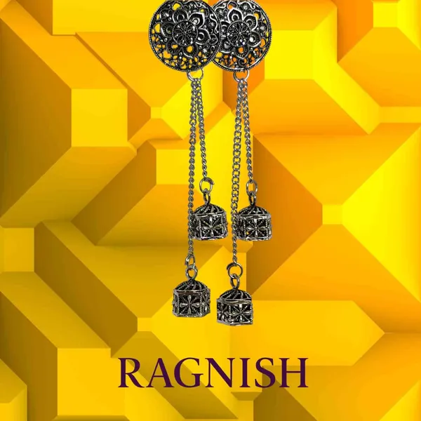 Silver_Plated_Alloy_And_Tassel_Chain_Premium_&_Fancy_Design_Earrings_For_Women_(Pack_Of_2)