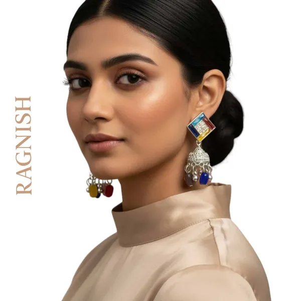 Multicolor_Alloy_And_Cubic_Zirconia_Stones_Premium_&_Fancy_Design_Earrings_For_Women_(Pack_Of_2)