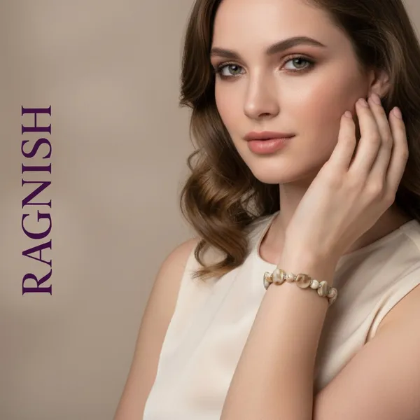 Golden_Alloy_And_Amber_Tone_Resin_Beads_Premium_&_Fancy_Design_Bracelet_For_Women
