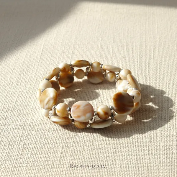 Golden_Alloy_And_Amber_Tone_Resin_Beads_Premium_&_Fancy_Design_Bracelet_For_Women