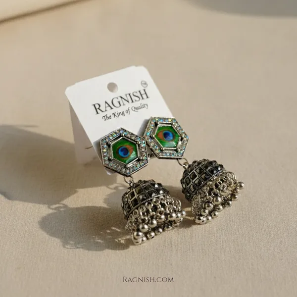 Silver_Alloy_With_Enamel_Work_And_Stone_Studded_Premium_&_Fancy_Design_Earrings_For_Women