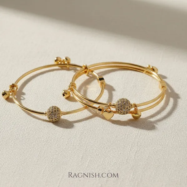 Golden_Alloy_And_Cubic_Zirconia_Premium_&_Fancy_Design_Bangles_For_Women