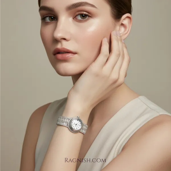 Silver_Stainless_Steel_Premium_&_Fancy_Design_Bracelet_Watch_For_Women