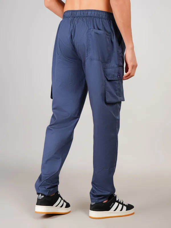 Blue_Premium_Cotton_Solid_Regular_Fit_Cargo_Pant_For_Men