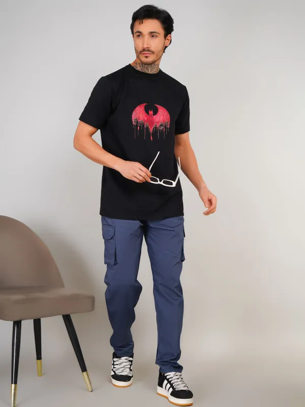 Blue_Premium_Cotton_Solid_Regular_Fit_Cargo_Pant_For_Men