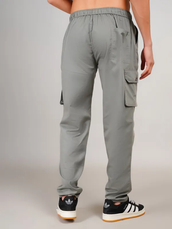 Grey_Premium_Cotton_Solid_Regular_Fit_Cargo_Pant_For_Men