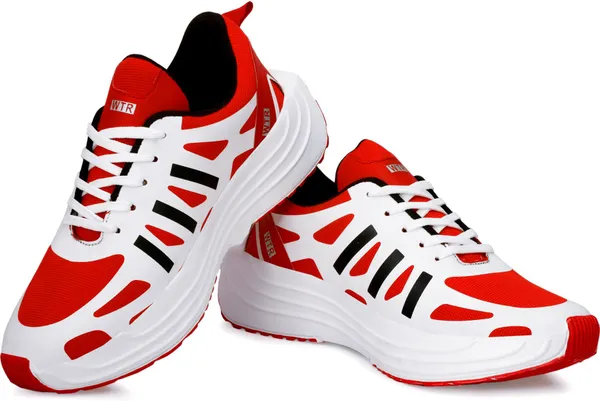 Red_&_White_Synthetic_Leather_Premium_&_Comfortable_Sneakers_For_Men