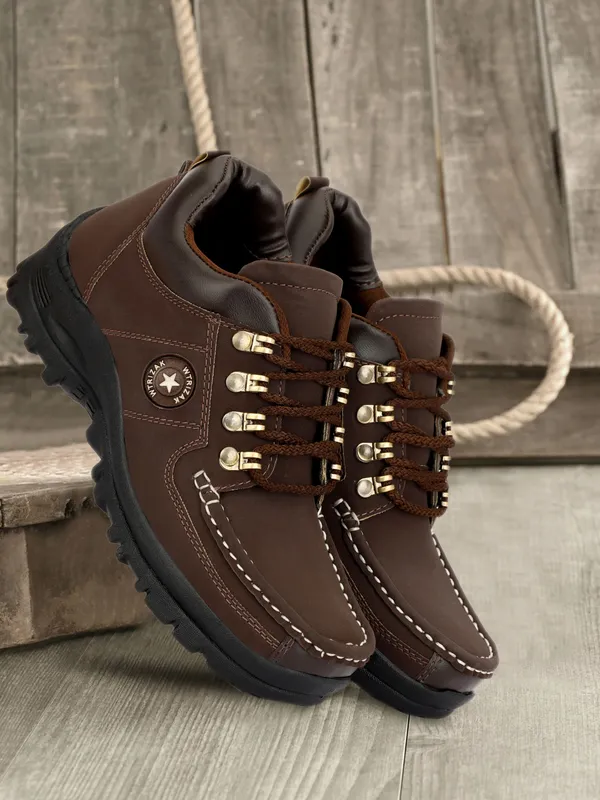 Brown_Synthetic_Leather_Premium_&_Comfortable_Shoe_For_Men