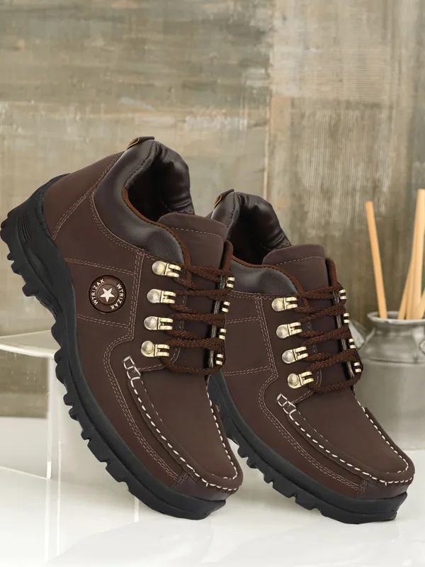 Brown_Synthetic_Leather_Premium_&_Comfortable_Shoe_For_Men