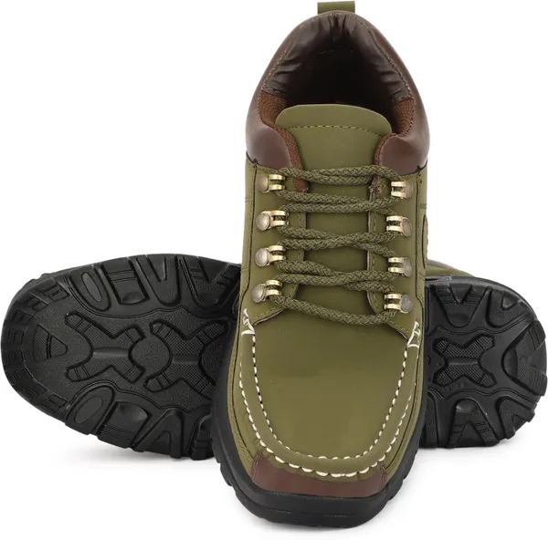 Green_Synthetic_Leather_Premium_&_Comfortable_Hiking_&_Trekking_Shoes_For_Men