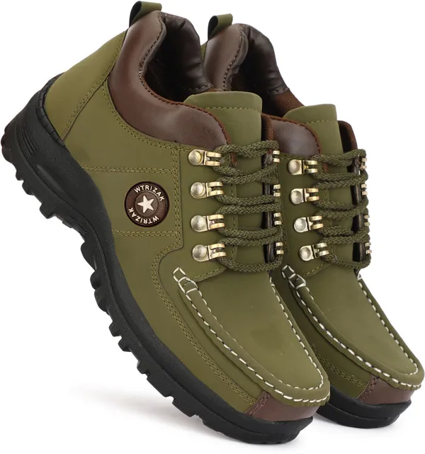 Green_Synthetic_Leather_Premium_&_Comfortable_Hiking_&_Trekking_Shoes_For_Men