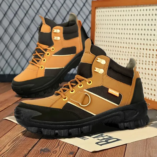 Tan_Synthetic_Leather_Premium_&_Comfortable_Boots_For_Men
