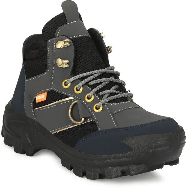 Grey_Synthetic_Leather_Premium_&_Comfortable_Shoe_For_Men