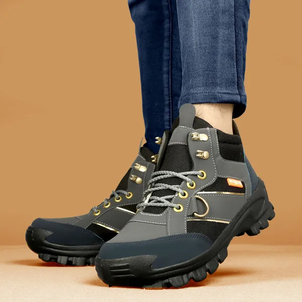 Grey_Synthetic_Leather_Premium_&_Comfortable_Shoe_For_Men