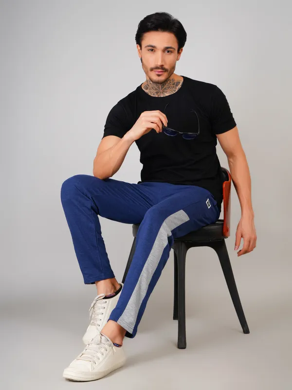 Blue_Premium_Cotton_Blend_Solid_Regular_Fit_Track_Pant_For_Men