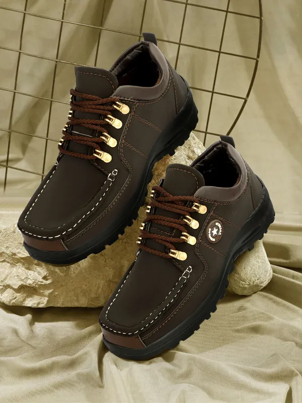 Brown_Synthetic_Leather_Premium_&_Comfortable_Shoe_For_Men